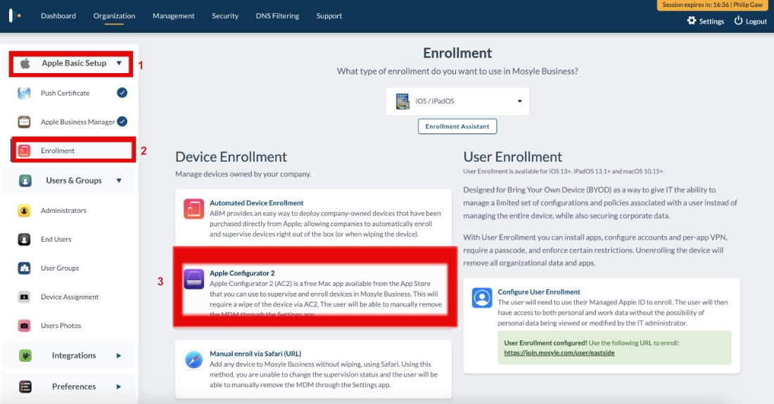 Prepare Device - Apple Configurator