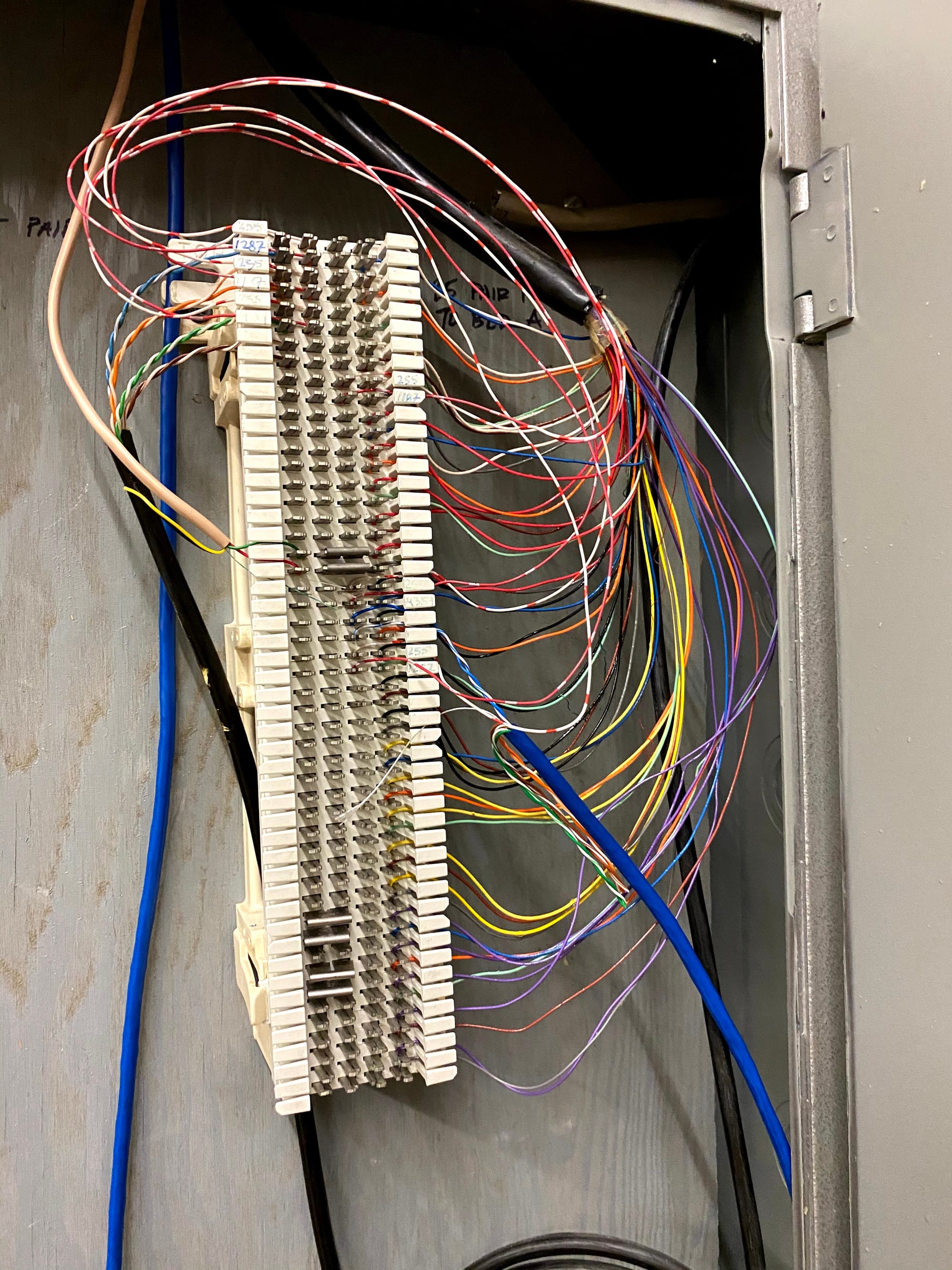 POTS punchdown block